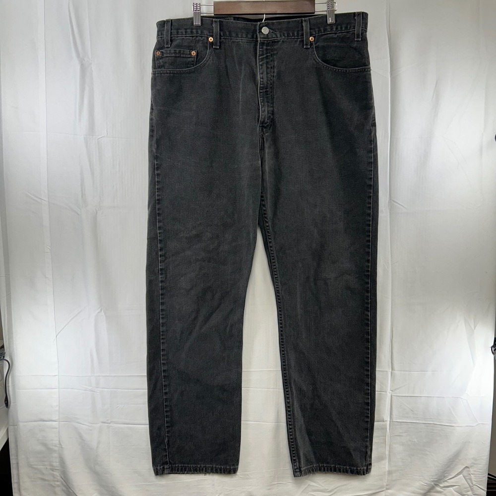 Levi's 505 Jeans‎ Mens 40x32 Faded Black Regular Fit Straight Leg Made in USA